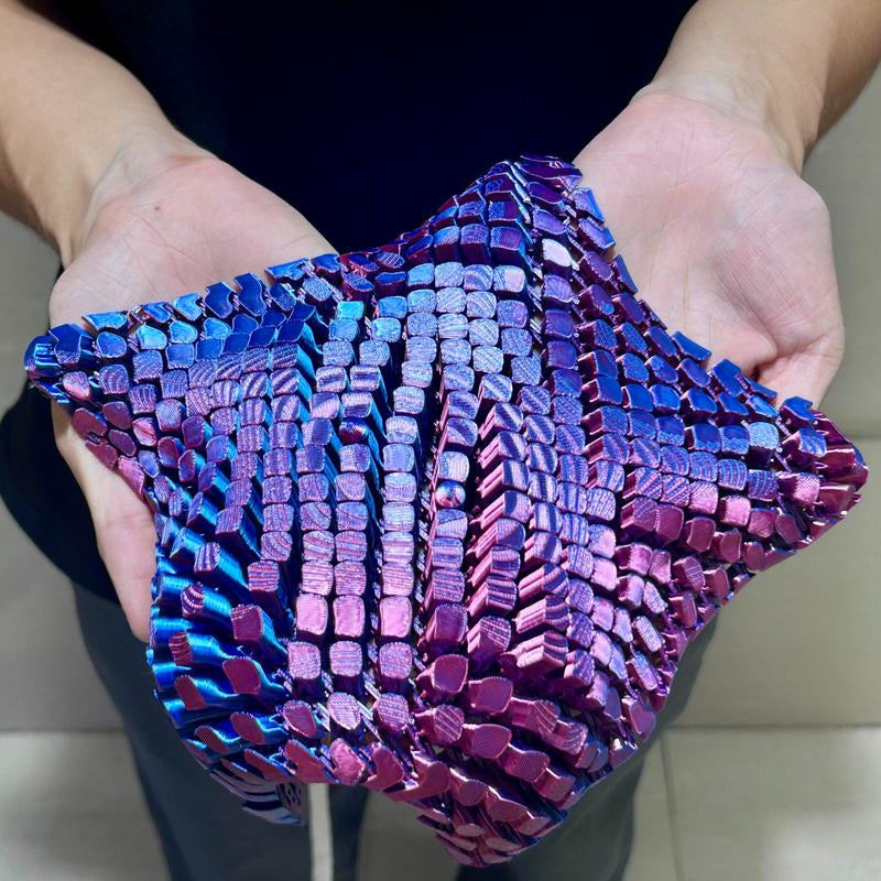 3D Printed Starfish Statue, Cute Animal Action Figure Collectible Figurines for Home Office Decor, Stress Relief Toy 26Cm/10.24In + 16Cm/6.30In, Halloween Decor, Christmas Action Figures 2025, 3D Printed Articulated Flexible Fidget Action Figures