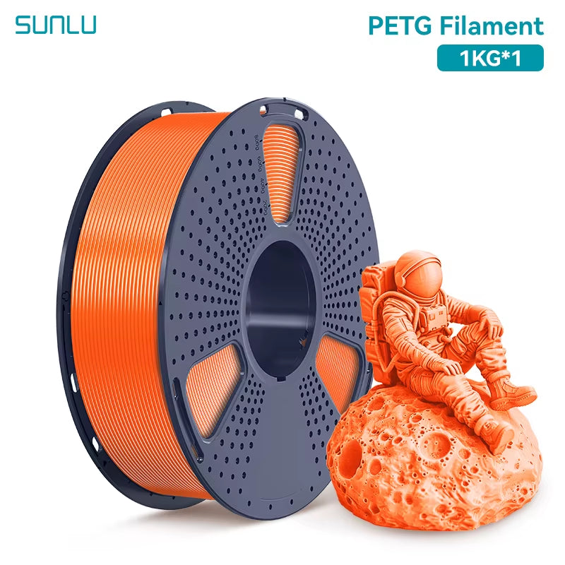 1KG PETG /Clear 3D Printer Filament 1.75Mm 1000G Spool (2.2Lbs) Neatly Arranged No Knot Filament Fit Most FDM Printer