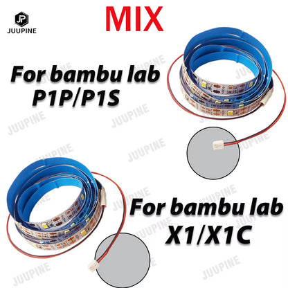 0.3A for Bambu Lab Light P1P P1S X1 X1C LED Light Strip 0.3A LED Light Kit 5V 150Cm High-End Lighting Lamp Bright for Bambulab
