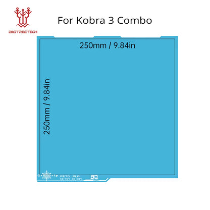 Panda Build Plate Cryogrip Pro Coating No Clog Spring Steel Double-Sided for Bambulab Voron Kobra Adventurer 5M 3D Printer