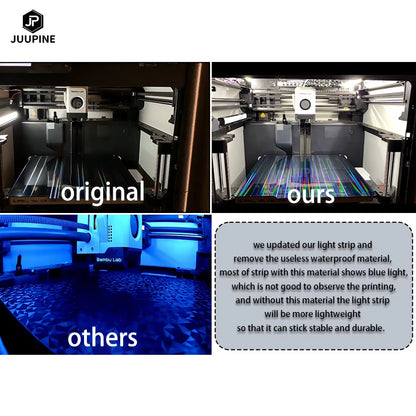 0.3A for Bambu Lab Light P1P P1S X1 X1C LED Light Strip 0.3A LED Light Kit 5V 150Cm High-End Lighting Lamp Bright for Bambulab