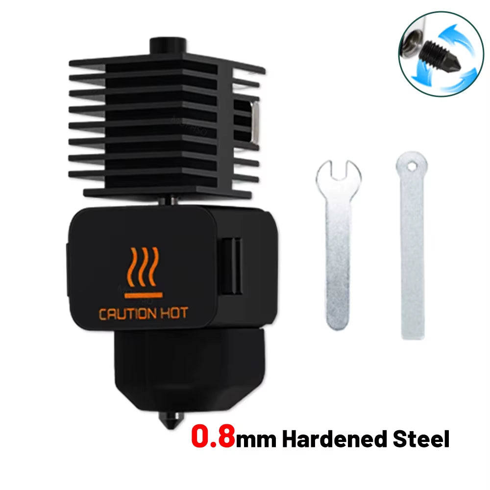 Upgrade 2.0 Hotend for Bambu Lab A1 Nozzle for Bambu Lab A1 Mini Nozzle Kit Hardened Steel Nozzle for Bambulab A1 Hotend A1 Mini