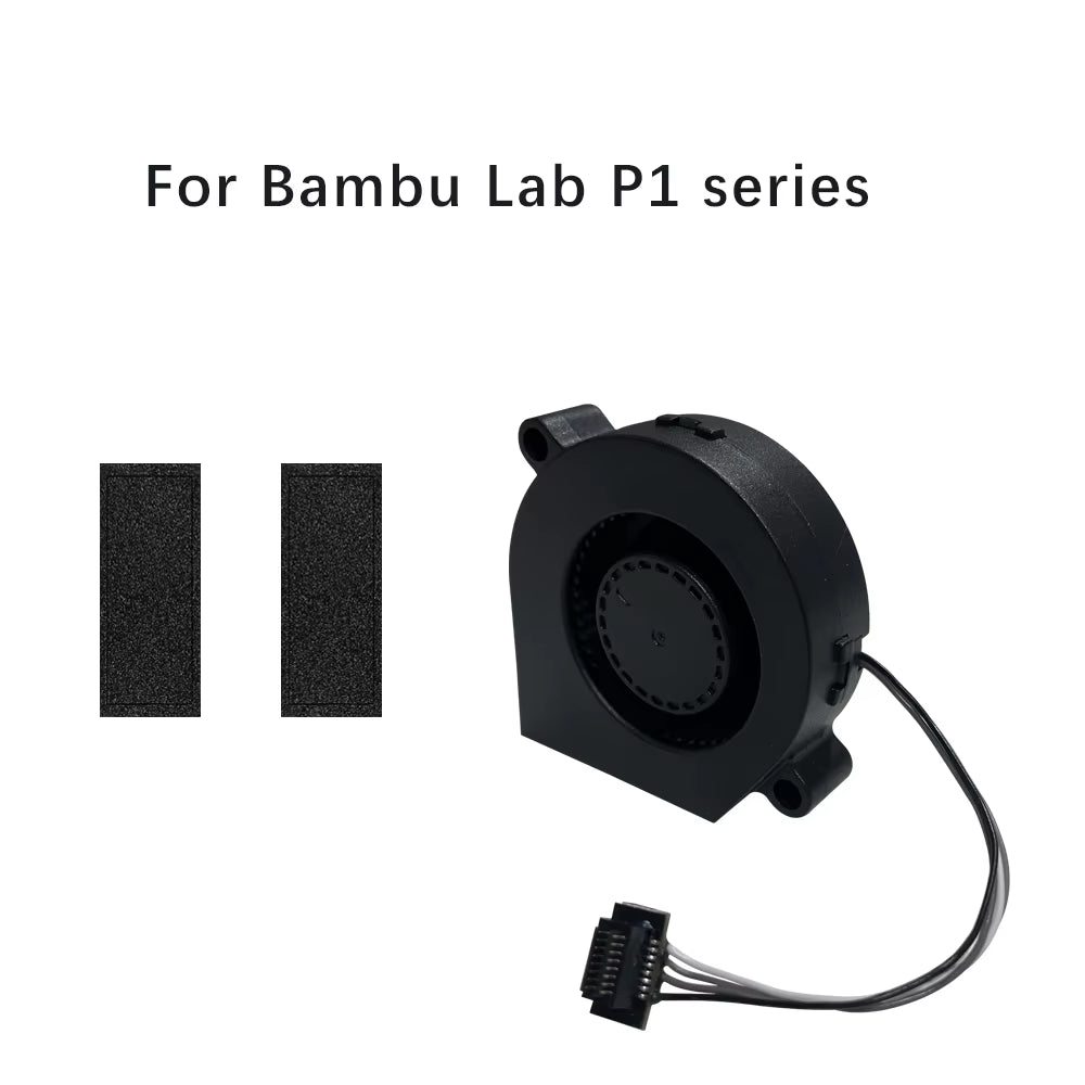 5015 Blower Fan for Bambulab X1 X1C P1P P1S Hotend Radial Fan Cooling Blower Fan Duct Faster Speed Low Noisy 3D Accessories