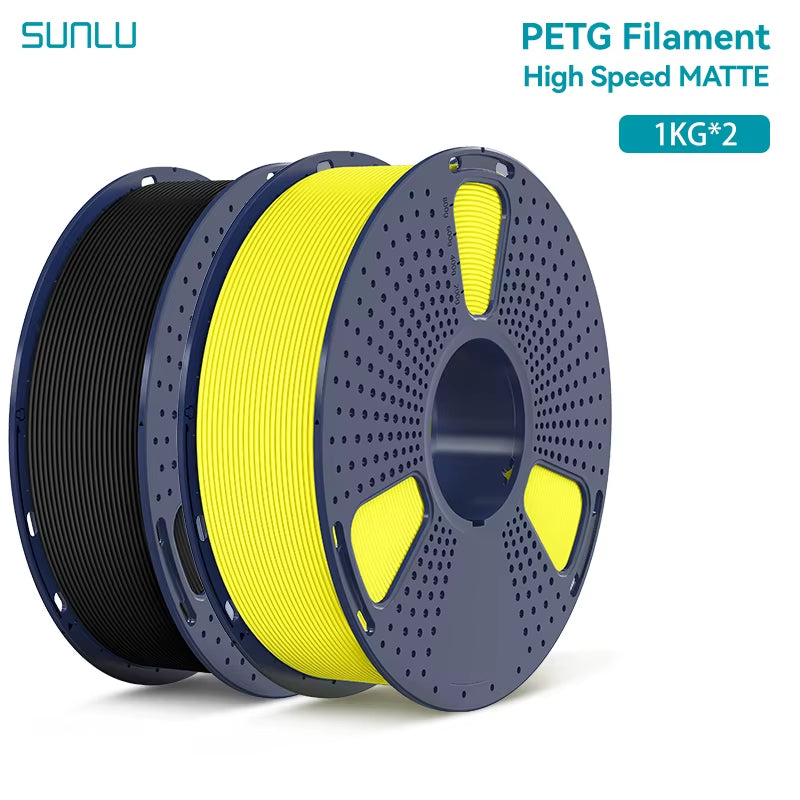 2KG High Speed Matte PETG Filament 1.75Mm 1000G Spool (2.2Lbs) High Speed Printing Filament Fit Most FDM Printer