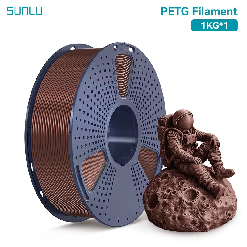 1KG PETG /Clear 3D Printer Filament 1.75Mm 1000G Spool (2.2Lbs) Neatly Arranged No Knot Filament Fit Most FDM Printer