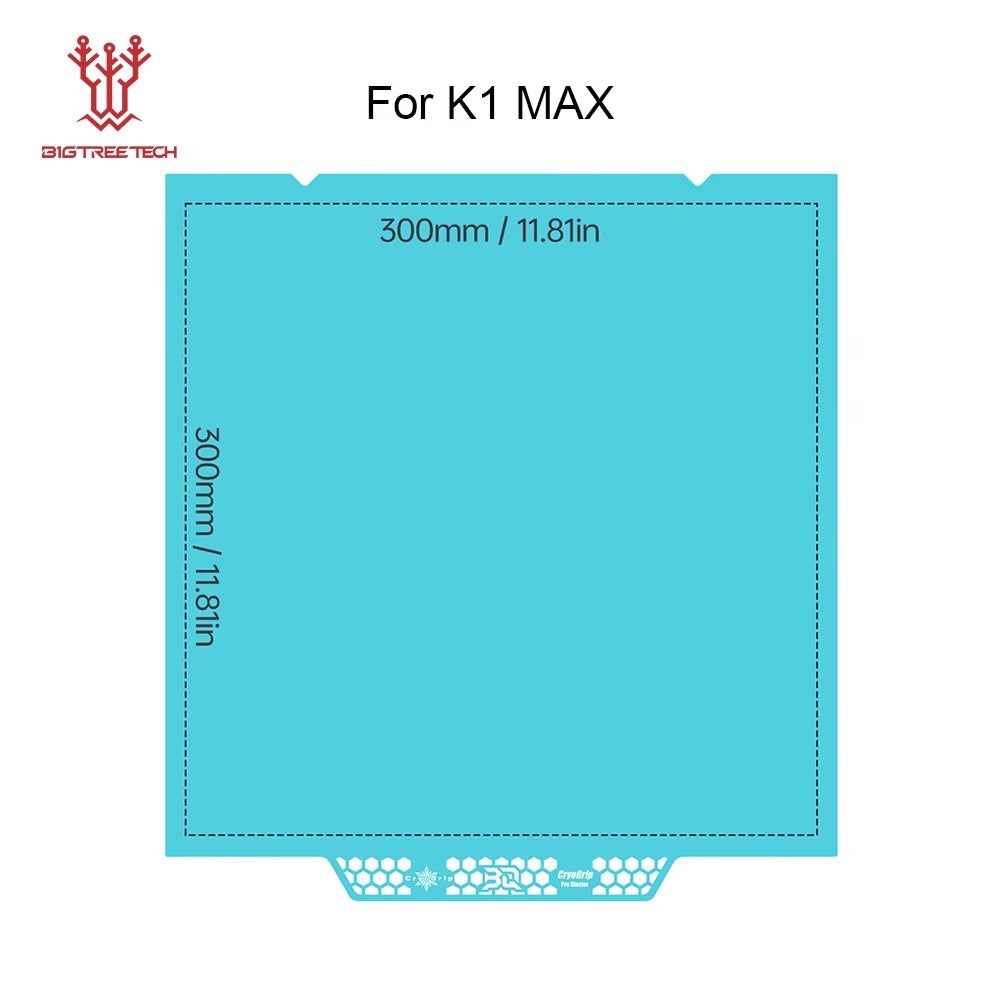 Panda Build Plate Cryogrip Pro Coating No Clog Spring Steel Double-Sided for Bambulab Voron Kobra Adventurer 5M 3D Printer