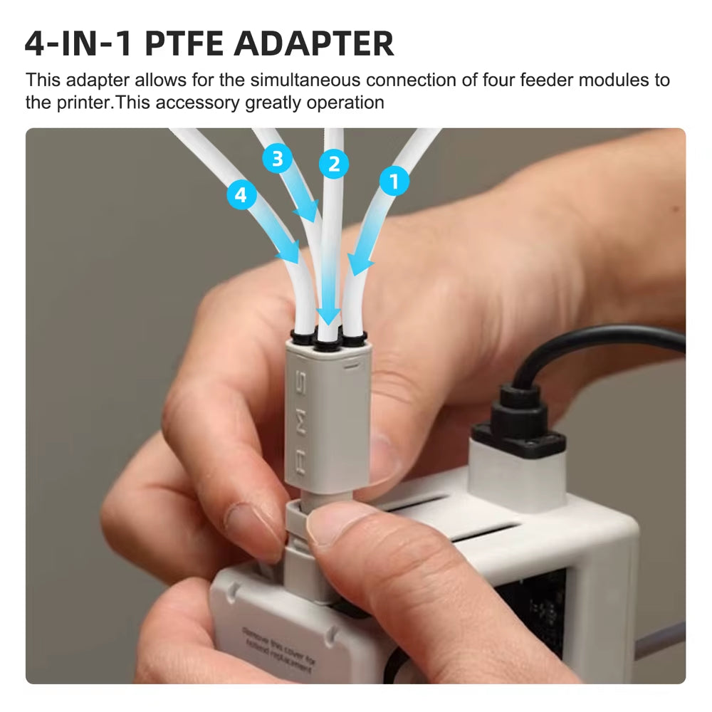 Bambu Lab 3D Printer AMS Filament Hub Five Way Components Switch Consumables Multi-Color Printing for Bambulab A1/A1 Mini Parts
