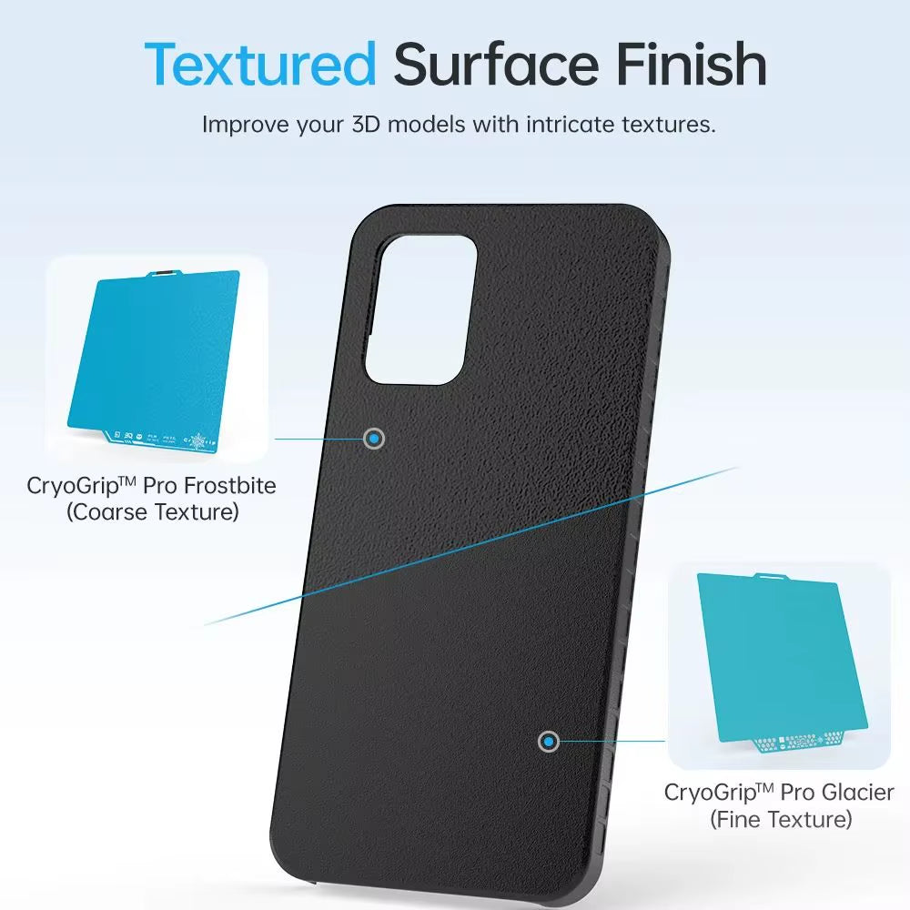 Panda Build Plate Cryogrip Pro Coating No Clog Spring Steel Double-Sided for Bambulab Voron Kobra Adventurer 5M 3D Printer