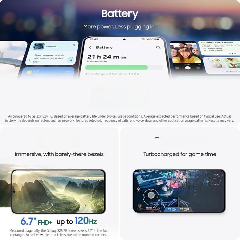 Samsung Galaxy S25 FE, Unlocked