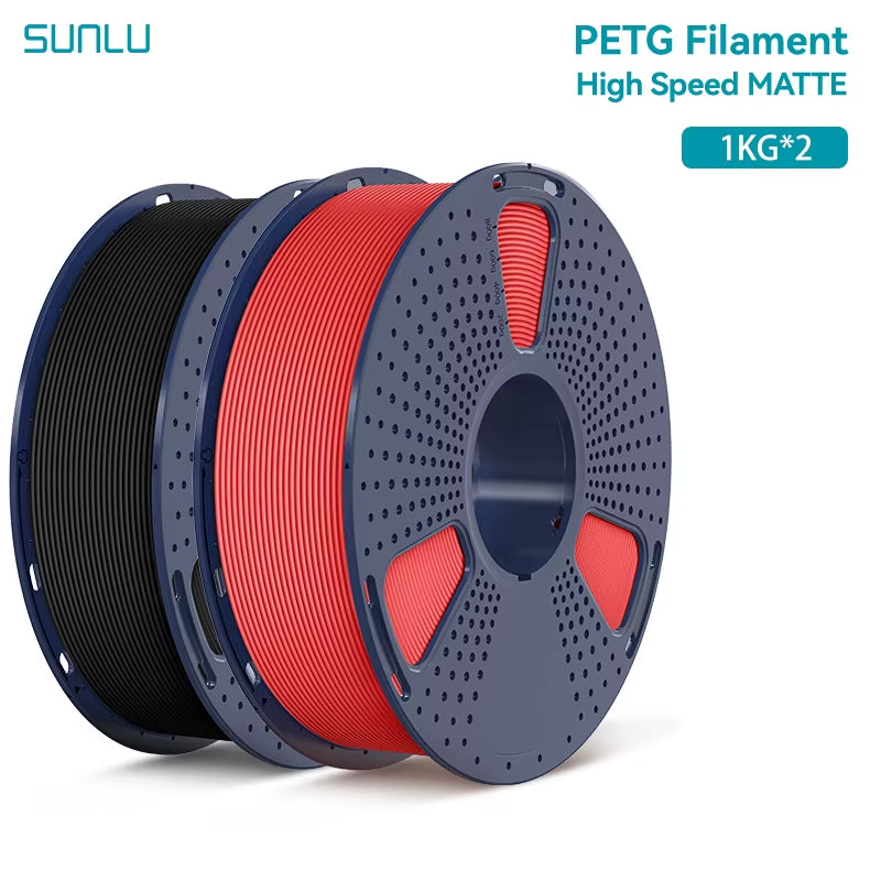 2KG High Speed Matte PETG Filament 1.75Mm 1000G Spool (2.2Lbs) High Speed Printing Filament Fit Most FDM Printer