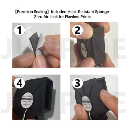 5015 Blower Fan for Bambulab X1 X1C P1P P1S Hotend Radial Fan Cooling Blower Fan Duct Faster Speed Low Noisy 3D Accessories