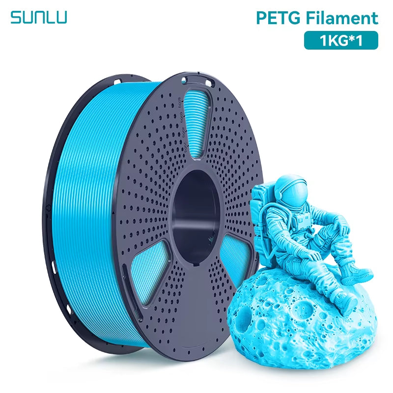 1KG PETG /Clear 3D Printer Filament 1.75Mm 1000G Spool (2.2Lbs) Neatly Arranged No Knot Filament Fit Most FDM Printer