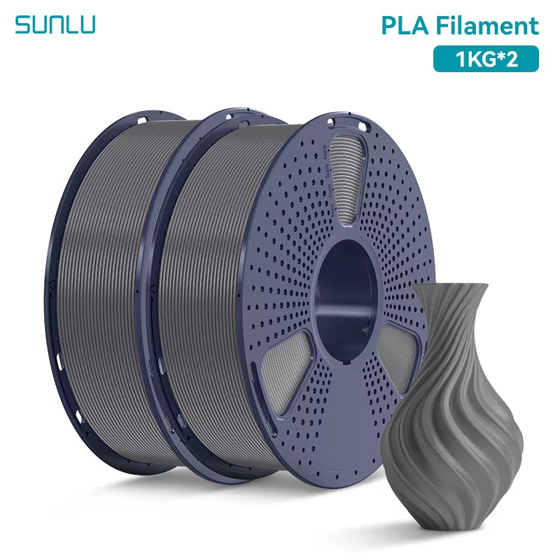 2KG PLA 3D Printer Filament 1.75Mm Neatly Wound 3D Printing Filament Fit Most FDM 3D Printers, 1Kg Spool (2.2Lbs)
