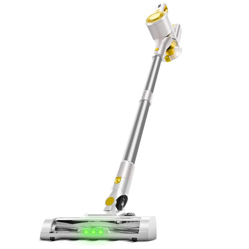 BSNAW 45 KPA Cordless Vacuum Cleaner with 6-In-1 Stick Design, Upgraded Green LED, Anti-Tangle Brush, Removable Battery, 40-Minute Runtime, for Carpets, Pet Hair, Hardwood Floors Ultra-Lightweight