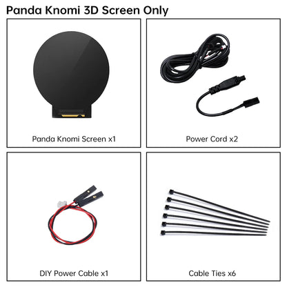 BIGTREETECH Panda Knomi Smart Display Companion for Bambulab Printers, Wireless Control & Custom Gifs