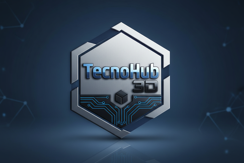 TecnoHub 3d encerrando lo mas principal en una composicion profesional